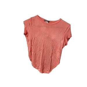 Cleo small pink almost backless tee